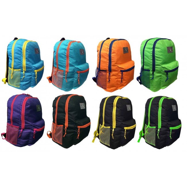 Bulk Eaglesport Backpacks in 18 inches with two tone colors. Get your