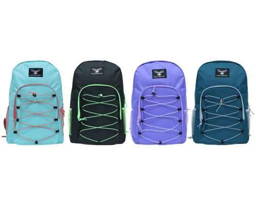 19" Bungee Backpacks Bulk Case of 24