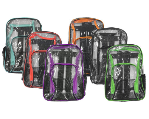 17" PVC Clear w/ Neon Trim