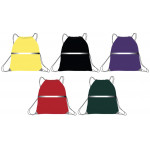 Assorted Drawstring Bags in 5 Colors