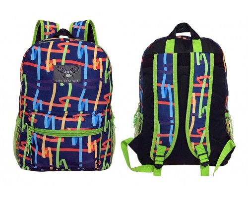 16" Ribbons Print Backpacks