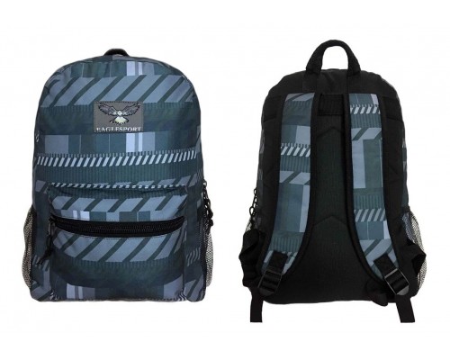 16" Grey Design Backpacks 