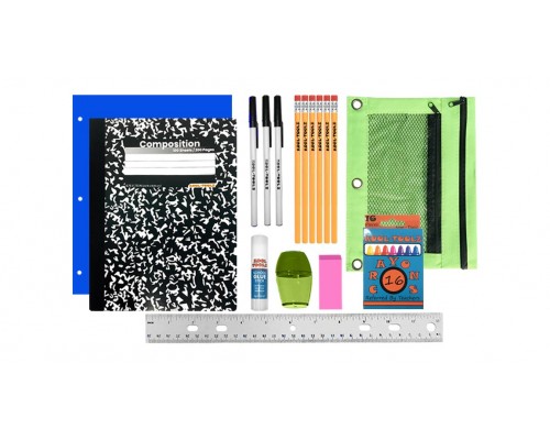 Wholesale 33 Pc. School Supply Kit