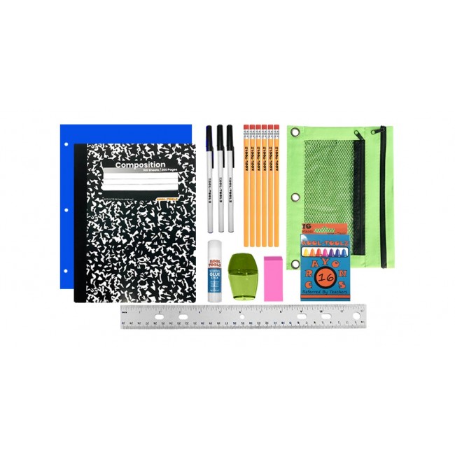 Wholesale 33 Pc. School Supply Kit