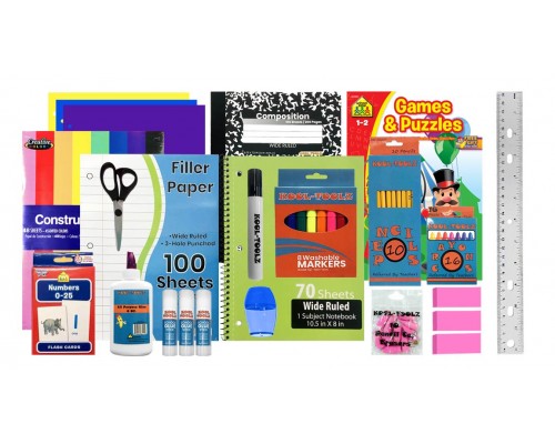 Premium 65 Pc. Primary School Supply Kits