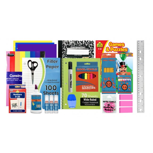 Prime Day Deal: 38 Piece School Supplies Kit