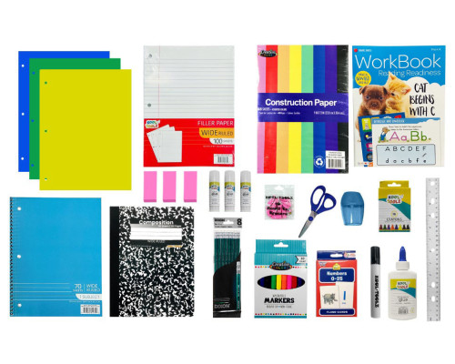 Premium 65 Pc. Primary School Supply Kits