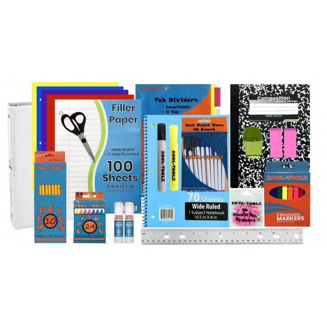 Premium 85 Pc. Elementary School Supply kits
