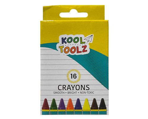 16 Pack Kool Toolz Premium Crayons