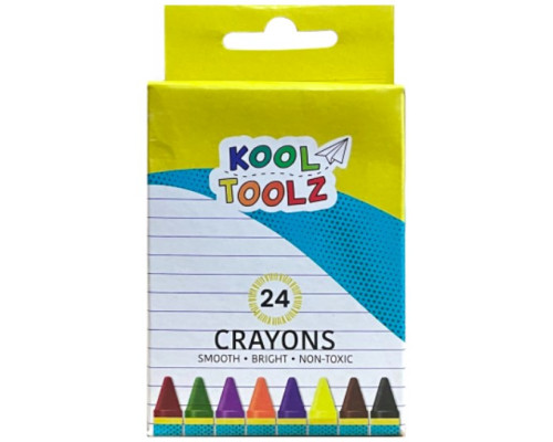 24 Pack Kool Toolz Premium Crayons 