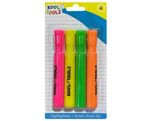 Highlighters 4 ct. Kool Toolz 