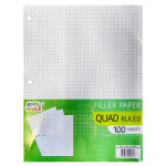 Quad Ruled Graph Paper – 100 Sheets – Bulk Case of 48