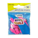 Pencil Cap Erasers 10ct.