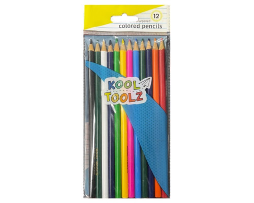 12 Pack Kool Toolz Coloring Pencils
