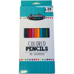 Creative Colors Coloring Pencils – 24 Pack