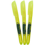 Pen‑Style Yellow Highlighters – Chisel Tip