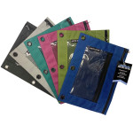 Canvas Double Zip Pencil Pouch