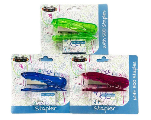 Mini Portable Stapler – Includes 500 Staples
