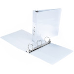 3‑Ring View Binder – 2" White 