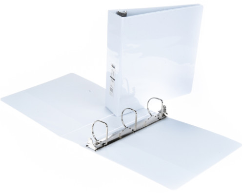 3‑Ring View Binder – 2" White 