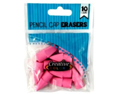 Pencil Cap Erasers – 10 Pack