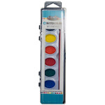 Washable Watercolor Paint Set – 8 Colors + Brush