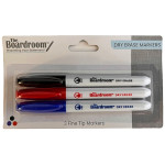 Dry Erase Markers – Fine Tip – 3 Pack