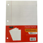 Wide Ruled Filler Paper – 100 Sheets 