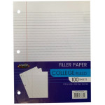 College Ruled Filler Paper – 100 Sheets – Bulk Case of 48