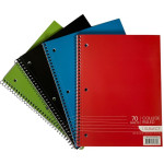 1‑Subject Spiral Notebook – College Ruled – 70 Sheets 