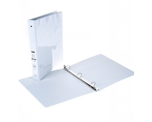 1" 3-Ring Binders White 