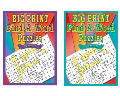 Big Print Find-A-Word Puzzle Book