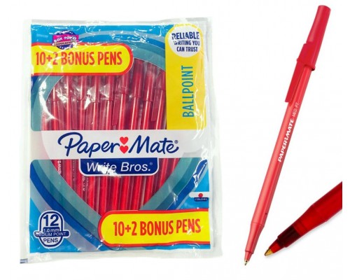 12ct. Paper Mate Red Pens