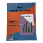 5 Tab Poly Index Dividers with Pocket 