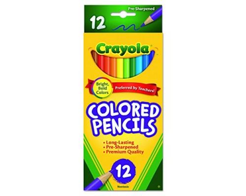 12 Pack Crayola Coloring Pencils 