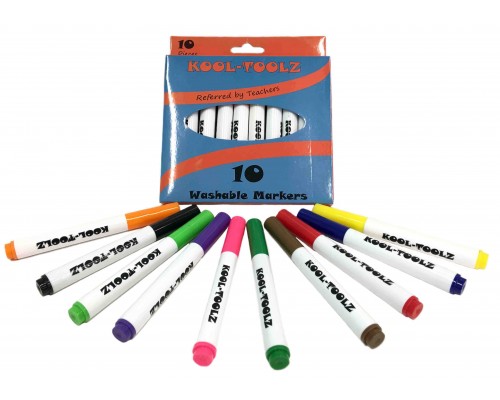 Washable Markers 10 ct. Kool Toolz