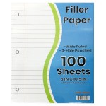 100 Pack Filler Paper Wide Ruled