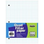 100 Pack Quad Ruled Graph Paper 